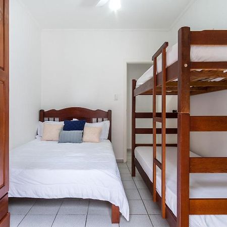 Apartamento Espacoso Com Ar Condicionado E Wi-Fi, A 100 Metros Da Praia - Edificio Estoril Ubatuba Exterior foto