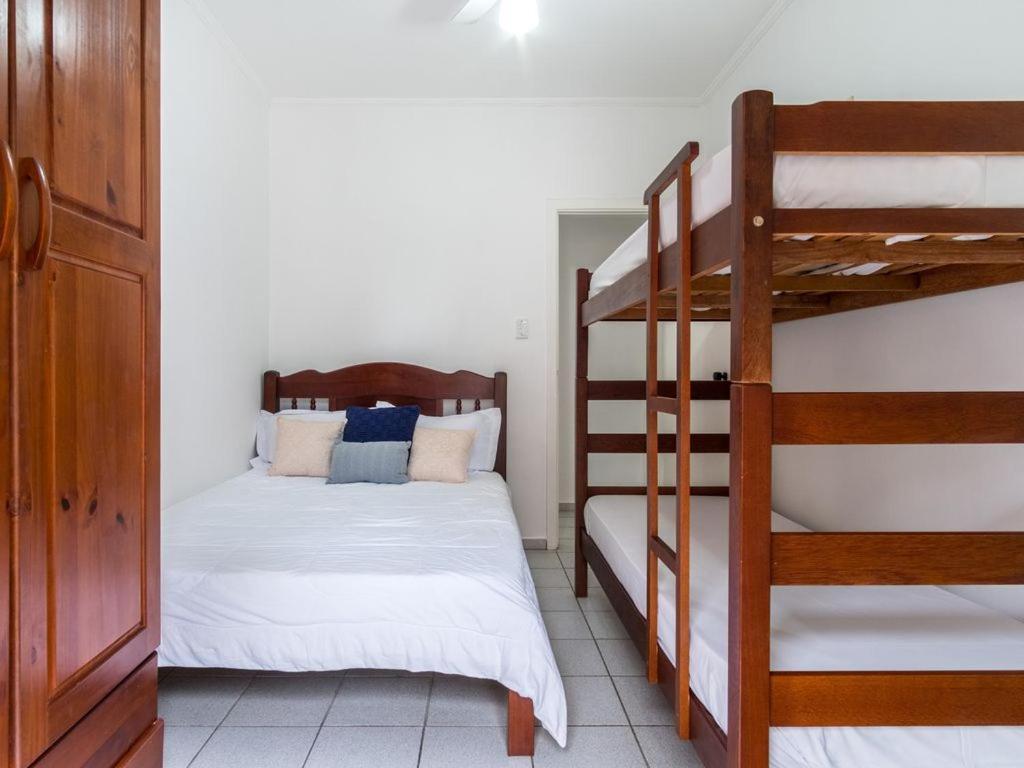 Apartamento Espacoso Com Ar Condicionado E Wi-Fi, A 100 Metros Da Praia - Edificio Estoril Ubatuba Exterior foto