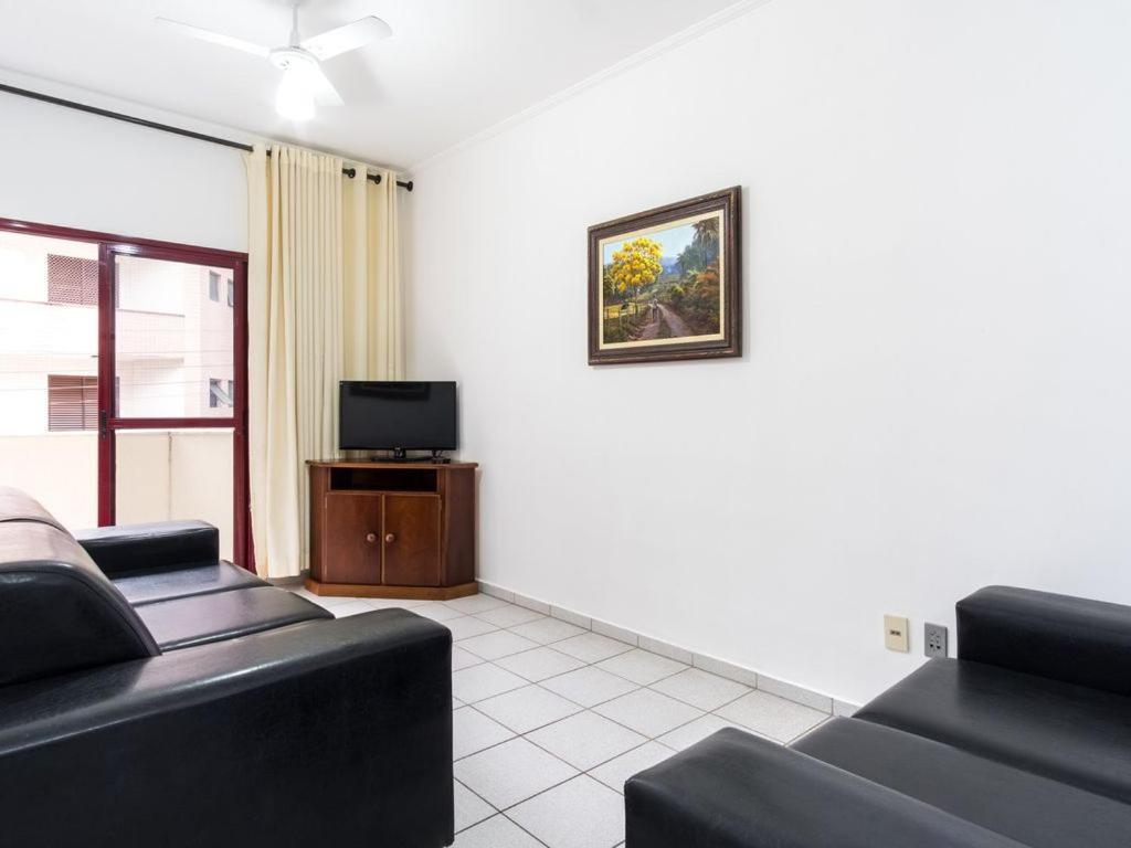Apartamento Espacoso Com Ar Condicionado E Wi-Fi, A 100 Metros Da Praia - Edificio Estoril Ubatuba Exterior foto